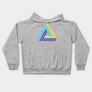 Penrose Triangle Kids Hoodie